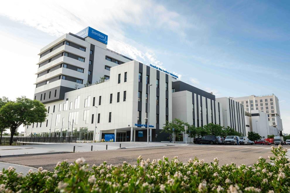 Hospital Blua Sanitas Valdebebas building in Madrid